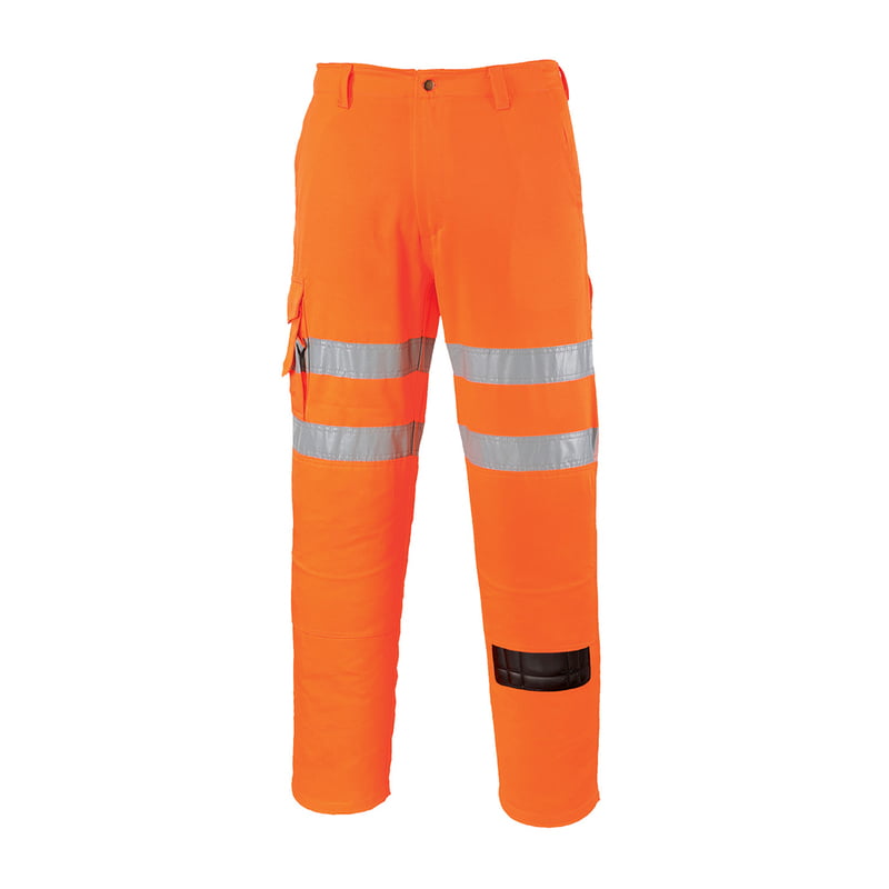 Portwest RT46 Hi Vis Orange Combat Trousers Portwest RT46 Hi Vis Orange Combat Trousers