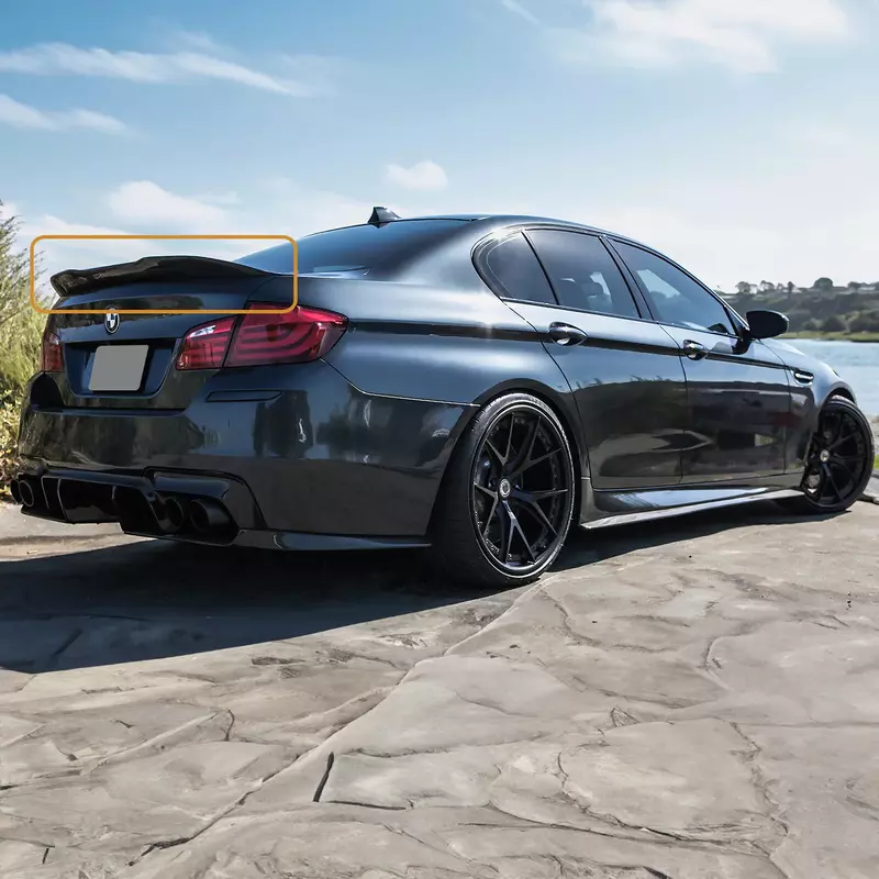 BMW F10/F11 5 Series Carbon Fiber Trunk Spoiler (2011–2016)