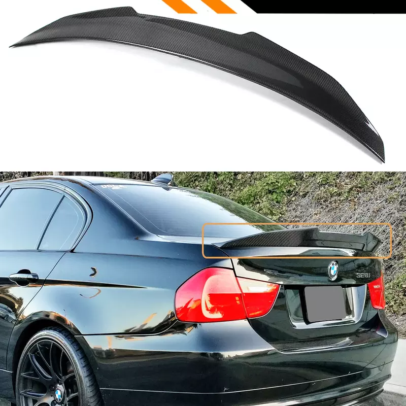 Carbon Fiber Spoiler for BMW E90 3 Series Sedan (2006–2011)