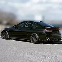 BMW G80 M3 & G20 3 Series Gloss Black PSM Style High Kick Rear Trunk Spoiler