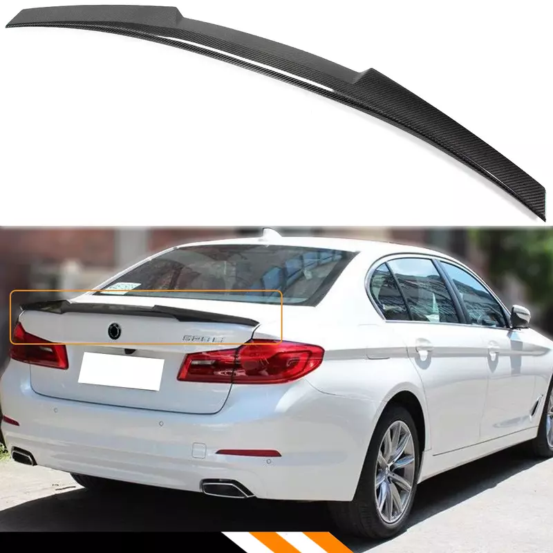 BMW G30 5 Series Carbon Fiber Trunk Spoiler (2017-2021)