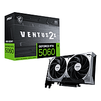 MSI GeForce RTX 5060 VENTUS 2X OC 8GB GDDR7 Graphics Card