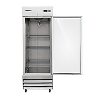 Refrigerador acero inoxidable 1 puerta de cristal