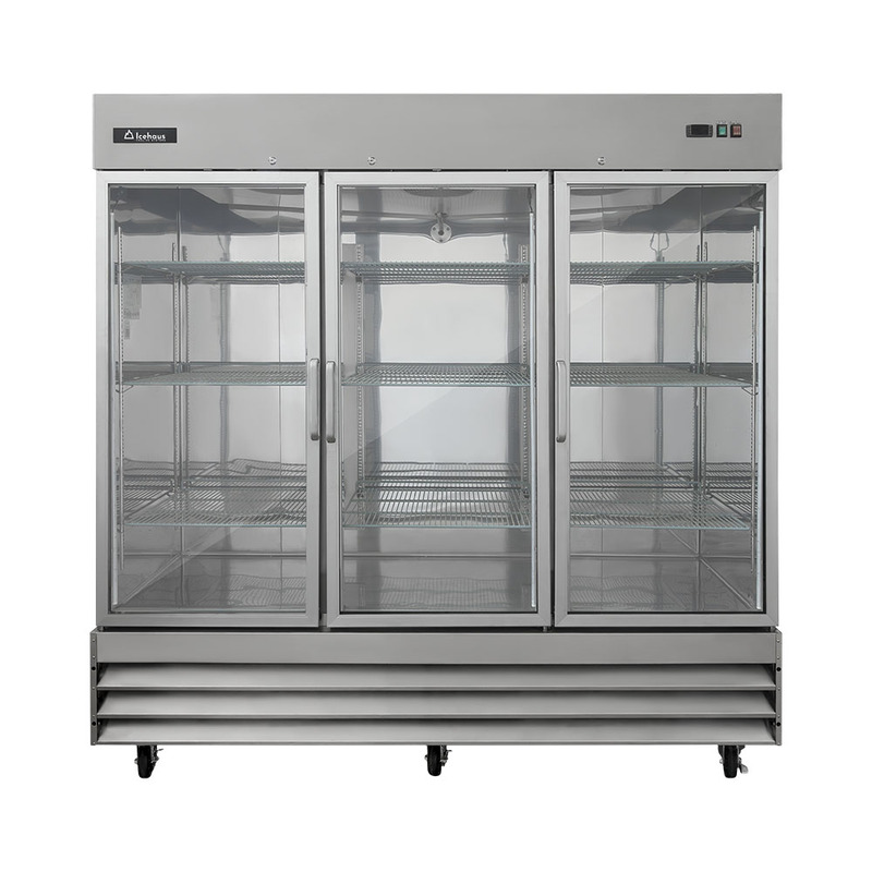 Refrigerador 3 puertas cristal 49.7 ft3
