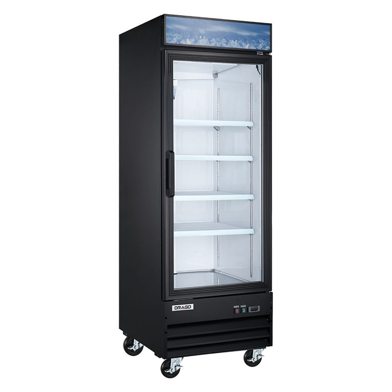 Refrigerador comercial 1 puertas de cristal 530 Litros