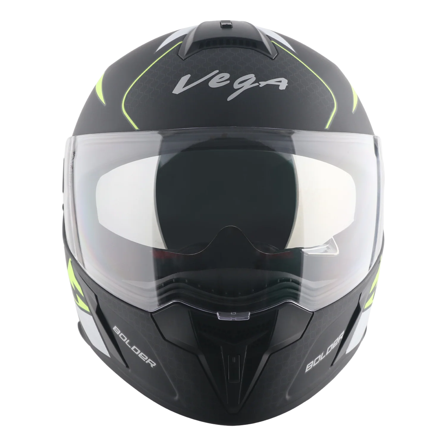 VEGA RYKER D/V BOLDER DULL BLACK NEON YELLOW (M)