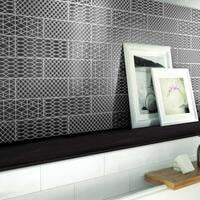 Faianta RAGNO by MARAZZI, BRICK GLOSSY BLACK 10X30, R4GN, mp/cutie 1.08