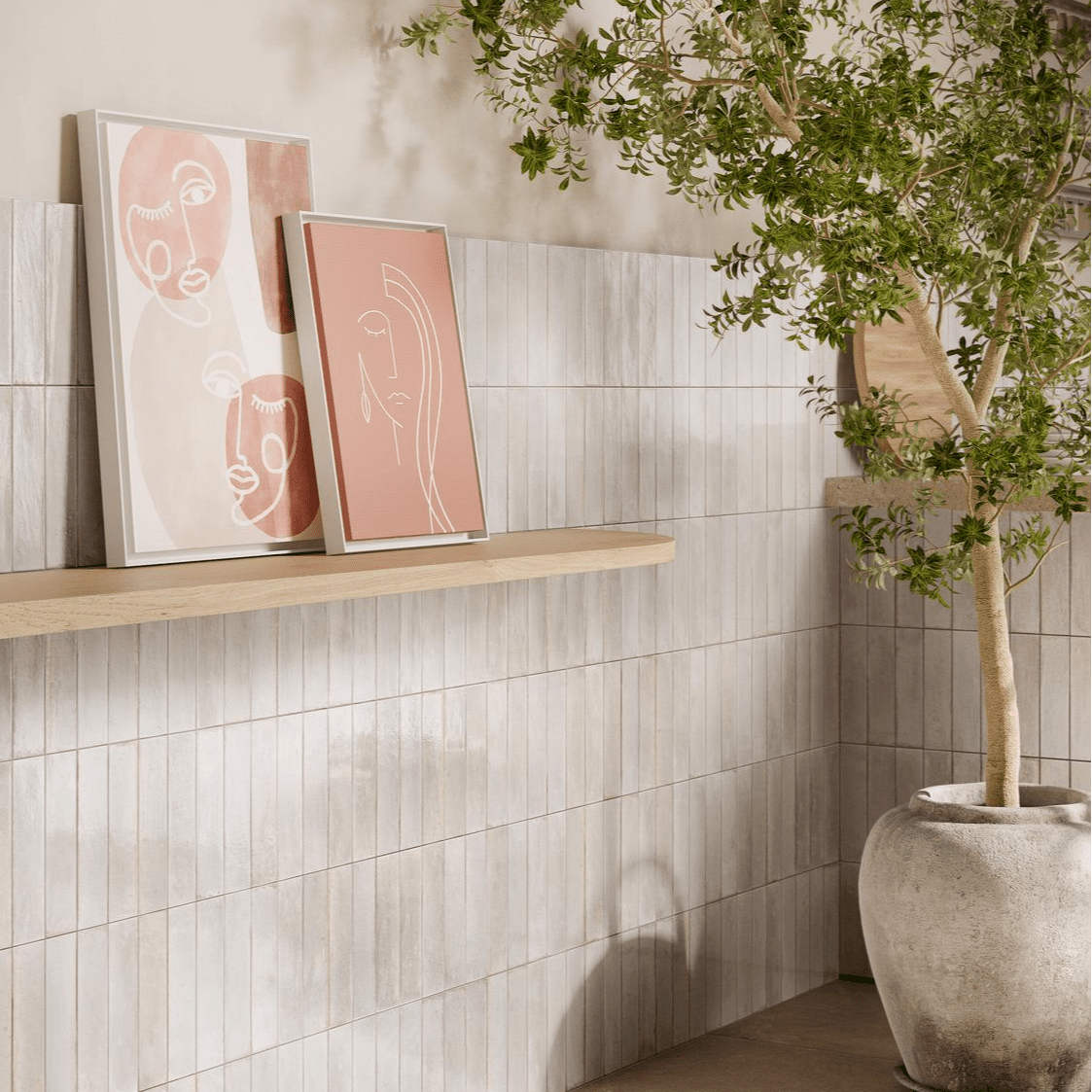 Gresie RAGNO by MARAZZI, LOOK BIANCO R8FM 6X24