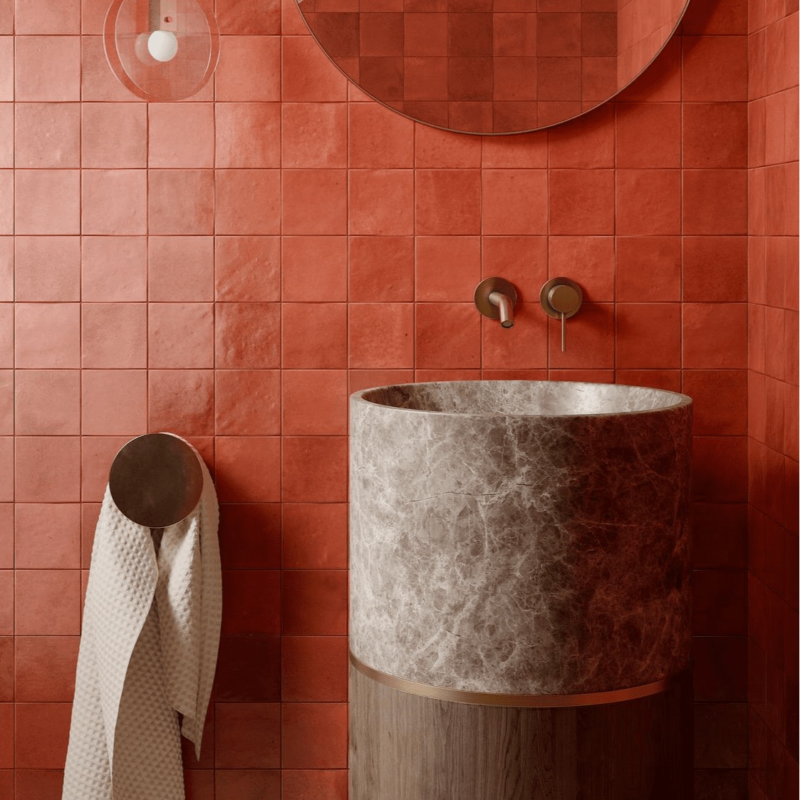 Faianta RAGNO by MARAZZI, MELANGE BORDEAUX R8G2 10X10