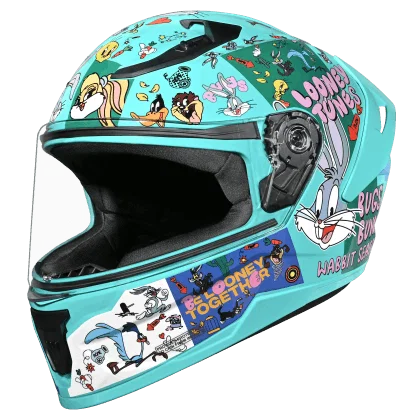 STUDDS RAIDER YOUTH LOONEY TUNES EDITION PASTEL GREEN/PURPLE GREEN C/V (XS) STUDDS RAIDER YOUTH LOONEY TUNES EDITION PASTEL GREEN/PURPLE GREEN C/V (XS)