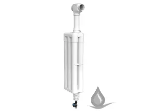 Rain Harvesting First Flush Diverter | Wall/Post Mount | 3"-4" Filter