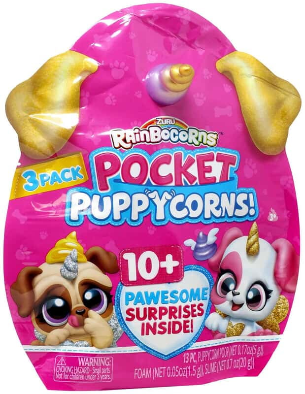 Rainbocorns Pocket Puppycorns - 3 Pack
