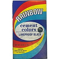 Rainbow Cement Colors - Limeproof Black, 1 LB