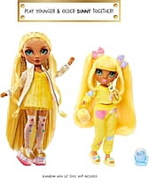 Rainbow High Jr High PJ Party - Sunny, Yellow 9" Posable Blonde Fashion Doll