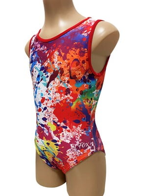 RAINBOW SPLAT LYCRA RED EDGE