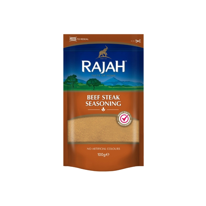 10546 Rajah Beef Steak Seasoning 100g X 10