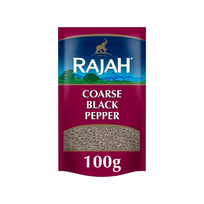 18908 Rajah Coarse Black Pepper 100g X 10
