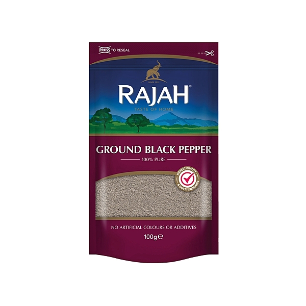 10569     Rajah Ground Black Pepper 100g X 10