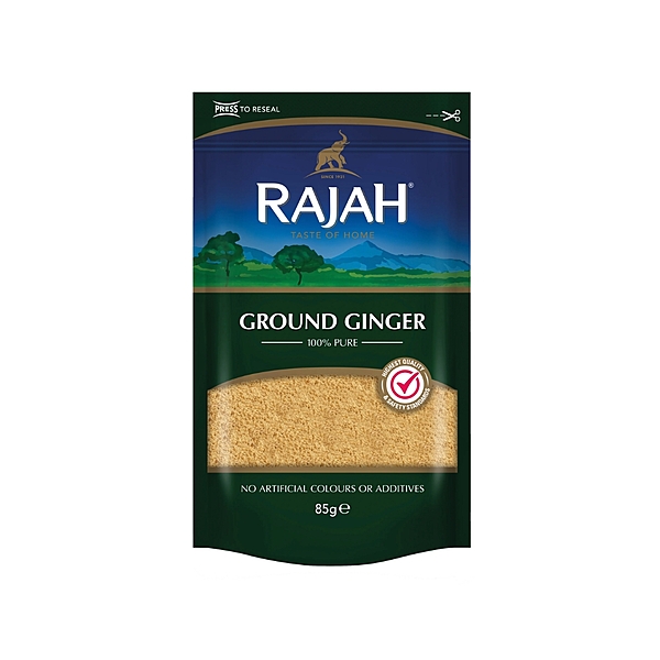 10566     Rajah Ground Ginger 85g X 10
