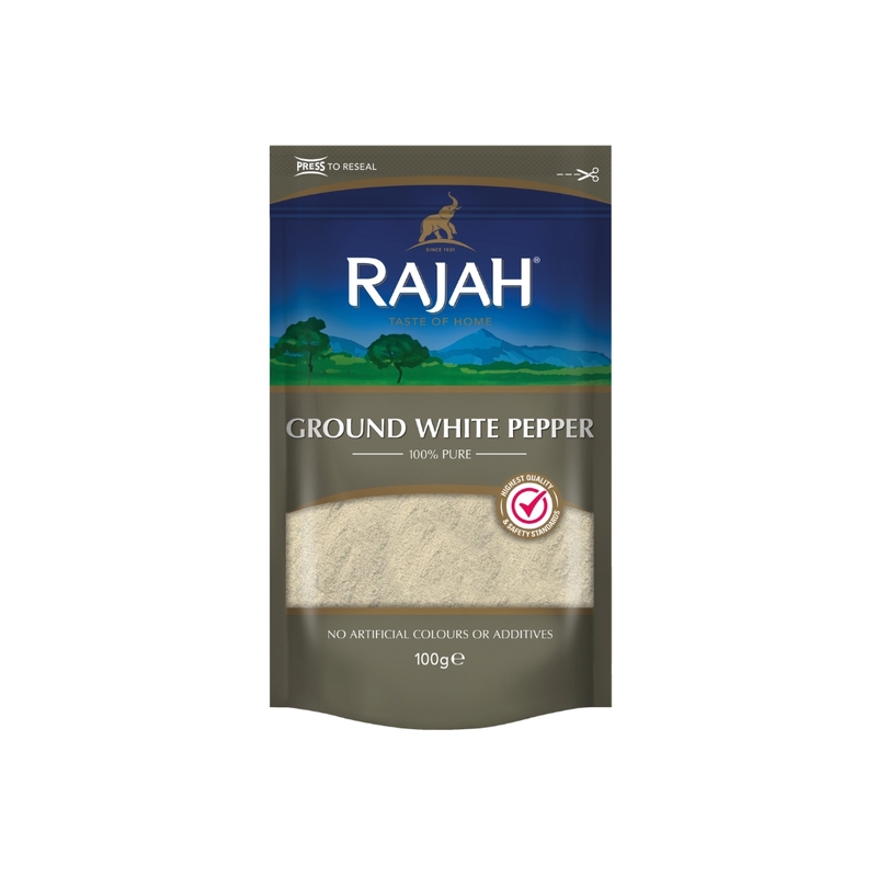 10570 Rajah Ground White Pepper 100g X 10