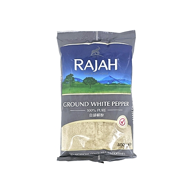 24762 Rajah Ground White Pepper 400g X 10