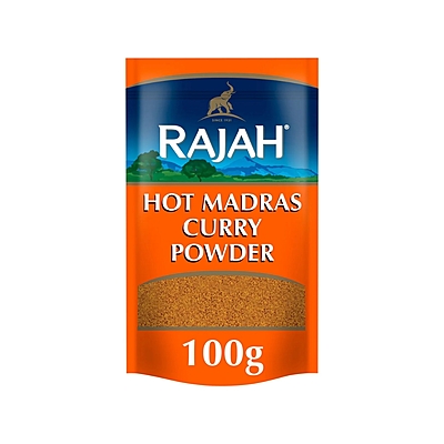 10890 Rajah Hot Madras Curry 100g X 10