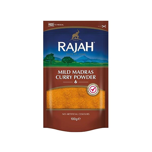 10896     Rajah Mild Madras Curry 100g X 10