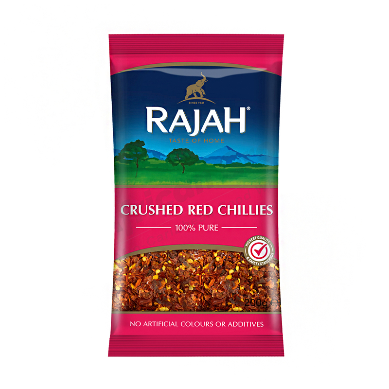 24737 Rajah Crushed Red Chillies 200gx 10