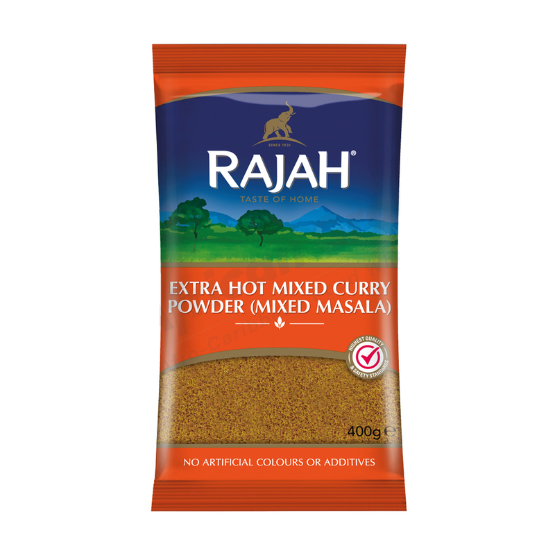 24749 Rajah Extra Hot Mxd Curry Powder 400g X 10