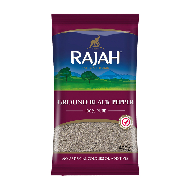 24752 Rajah Ground Black Pepper 400g X 10