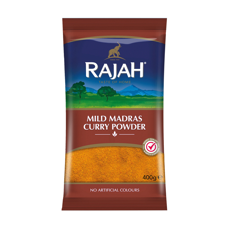 24758 Rajah Mild Madrau Curry 400g X 10