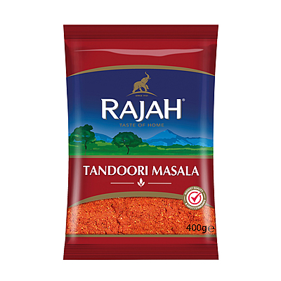 24761 Rajah Tandoori Masala Natural 400g X 10