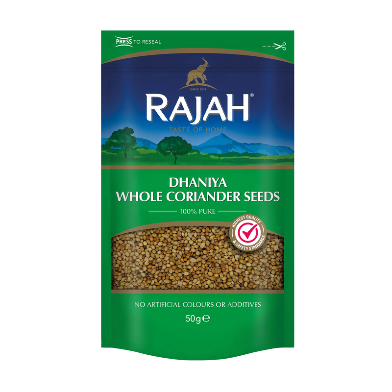 24732 Rajah Whole Dhaniya 50g X 10