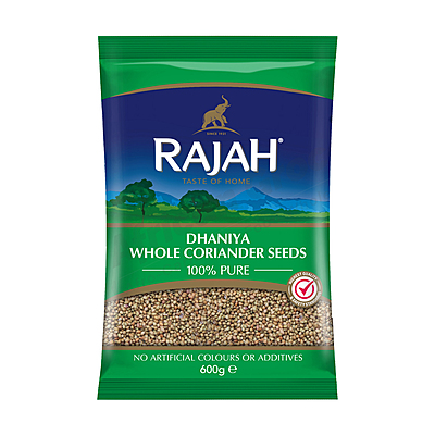 24744 Rajah Whole Dhaniya Seeds 600g X 6
