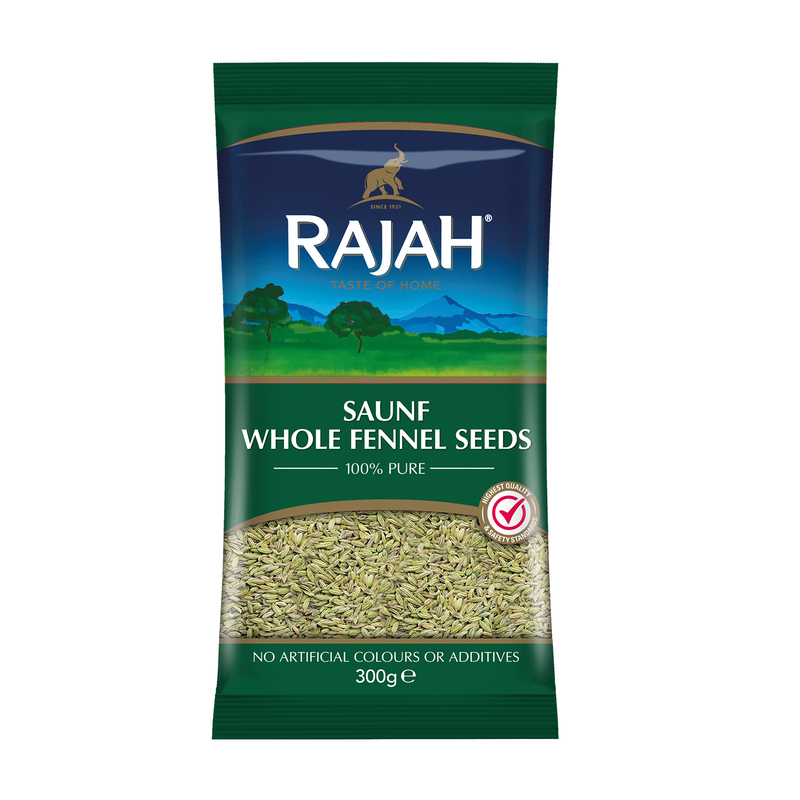 24741 Rajah Whole Fennel Seeds 300g X 10