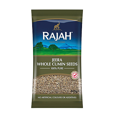 24742 Rajah Whole Jeera 400g X 9