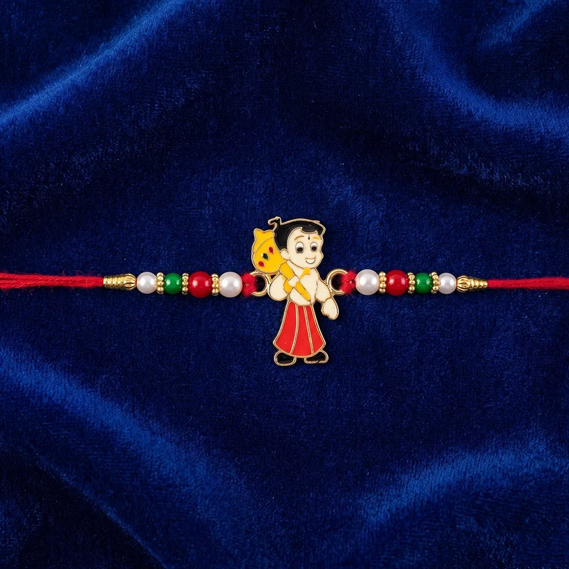 Cute Chhota Bheem Rakhi for Brother – Kids Designer Cartoon Rakhi
