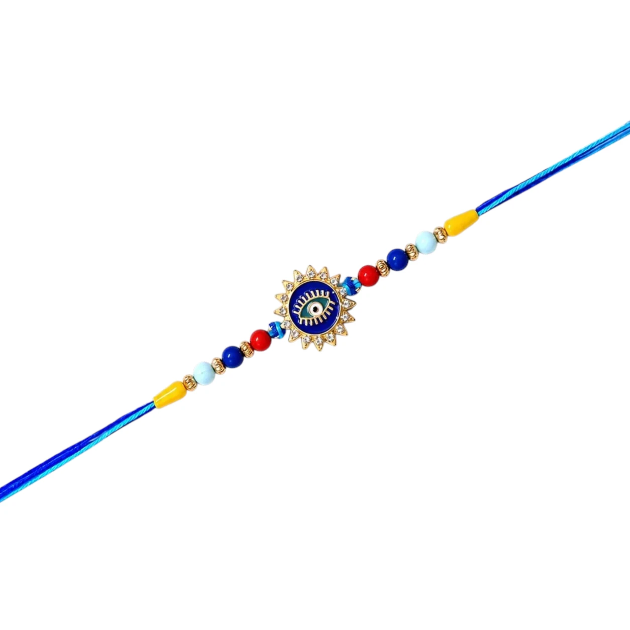 Evil Eye Sun Rays Rakhi for Brother | Designer Protective Raksha Bandhan Rakhi