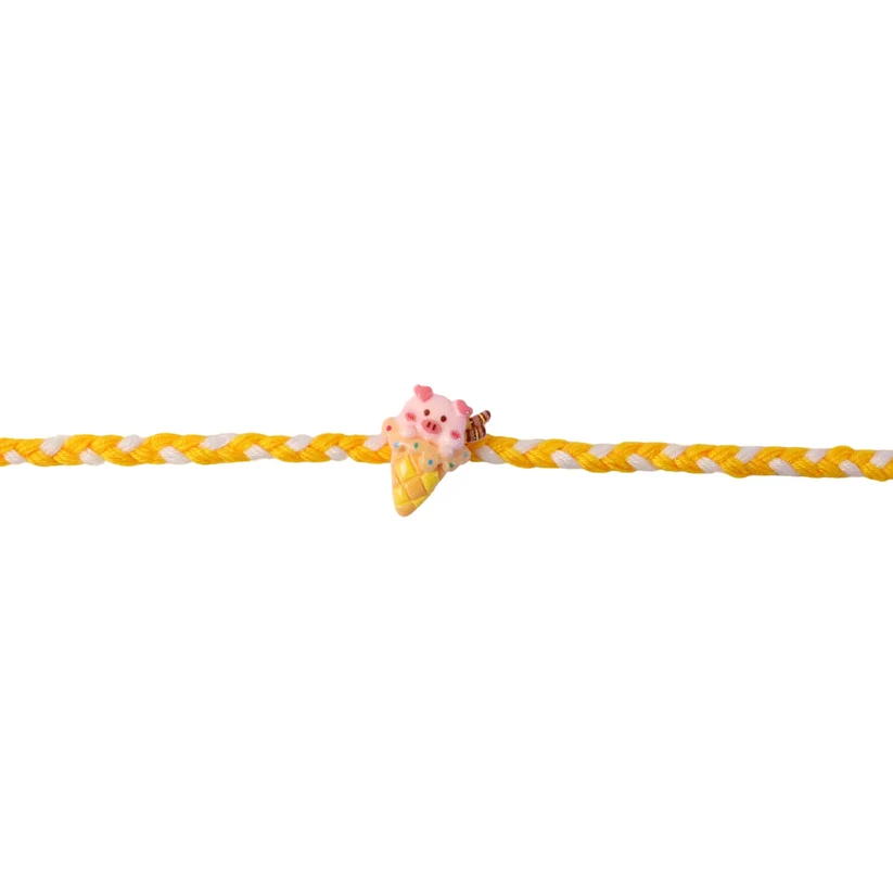 Cute Pig Ice Cream Rakhi for Kids – Designer Cartoon Rakhi for Brothers & Raksha Bandhan