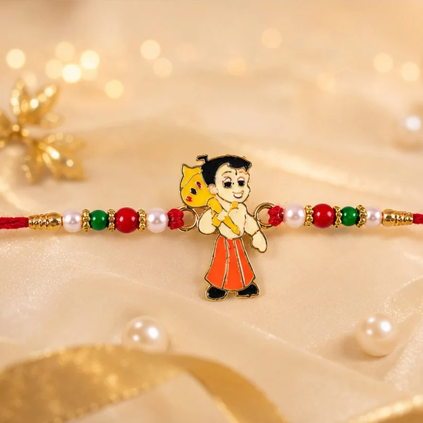 Cute Chhota Bheem Rakhi for Brother – Kids Designer Cartoon Rakhi