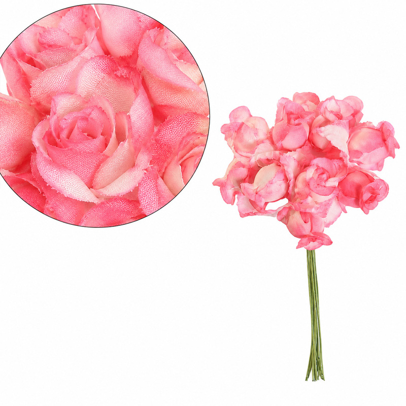 Ramitos Rosas Tn38 Fuxia Matiz Paquete X 12 Unidades 