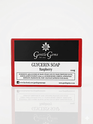 Raspberry Scented Glycerine Soap (100g)