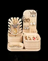 Rattan Glow - 3D Printed Jewelry and Makeup Organizer