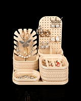 Rattan Glow - 3D Printed Jewelry and Makeup Organizer