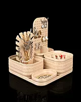 Rattan Glow - 3D Printed Jewelry and Makeup Organizer