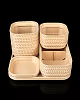 Rattan Glow - 3D Printed Jewelry and Makeup Organizer