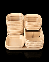 Rattan Glow - 3D Printed Jewelry and Makeup Organizer