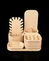 Rattan Glow - 3D Printed Jewelry and Makeup Organizer