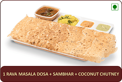 Rava Masala Dosa - 1 Pc Rava Masala Dosa - 1 Pc