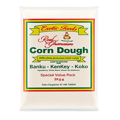 26316 Real Ghanaian Corn Dough 2kg X 4